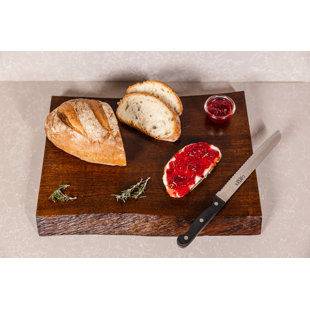 Luxedesigns Personalized Live Edge Mango Wood Cutting Board / Butcher's block with Custom Engraving