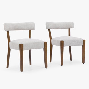 NORTHOBLIQ DIGI Newly Designed Mid-Century Modern Upholstered Wooden Kitchen Dining Chairs