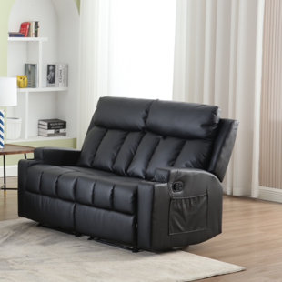 BONZY HOME 57" Classic And Convenient Manual Recliner Loveseat