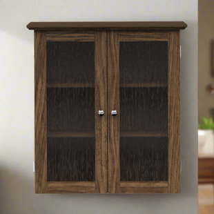 THREE POSTS™ TEEN Jaeden 2- Door Removable Wall Cabinet with 2 Adjustable Cabinets