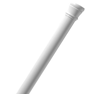 ZENITH PRODUCTS Westport 40" Adjustable Straight Tension Shower Curtain Rod