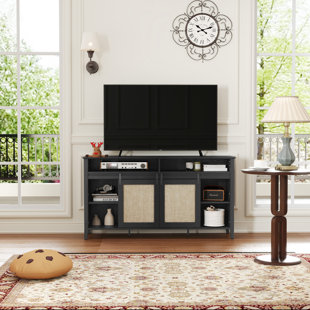 BONZY HOME 3-Piece Living Room Set With Reclining Loveseat & A TV Stand & A End Table