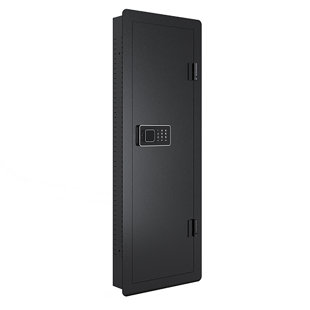 LIZEVINC 45'' Tall Wall Safe, Gun Cabinets for Rifles and Shotguns with 2 Removable Shelves and Adjustable Gun Rack