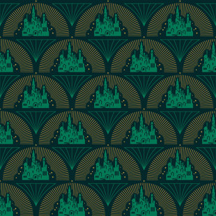 ROOM MATES Wicked Emerald City Peel and Stick Wallpaper