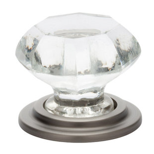 Emtek Old Town Wardrobe Glass Cabinet Knob 1-3/4"