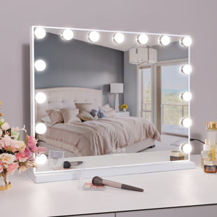 BLUE ELEPHANT Keuna Rectangle LED Metal Mirror