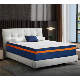 FANGFLOWER King Size Mattress 14" Queen Memory Foam Bed Mattresses - Medium Firm Cooling Gel Mattress in a Box