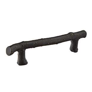 Emtek Sandcast Bronze Twig Cabinet Pull