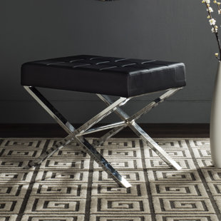 WADE LOGAN Adamine Metal Accent Stool