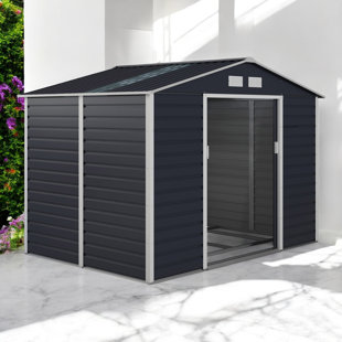 ROYALCRAFT 9 ft. W x 10 ft. D Metal Pent Storage Shed
