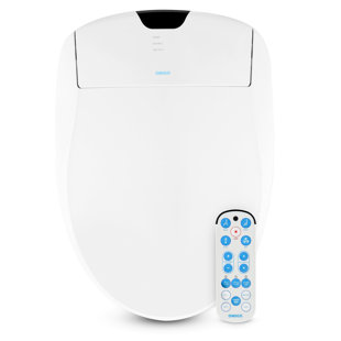 BRONDELL Omigo Luxury Bidet Toilet Seat-Round, White