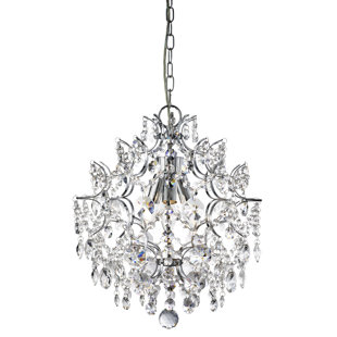 WILLA ARLO INTERIORS 3-Light Crystal Chandelier
