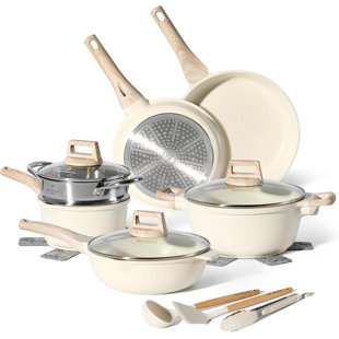 Just Perfecto 14 Pieces Aluminum Non Stick Cookware Set