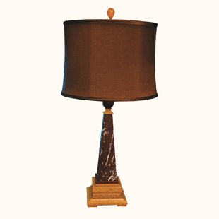 BELLO TREASURE Chocolate And Caramel Marble Table Lamp