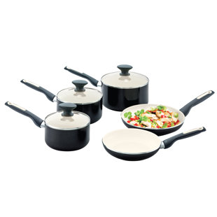 GreenPan Sofia 5-tlg. antihaftbeschichtetes Kochgeschirr-Set Sofia aus Keramik