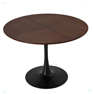 CHOCOPLANET Modern Round Dining Table,Four Patchwork Tabletops