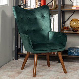 CORRIGAN STUDIO Hollowayville Velvet Armchair