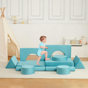 ISABELLE & MAX™ 15Pcs Nugget Couch For Kids, Modular Kids Play Couch