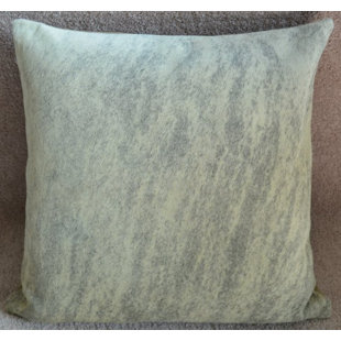 PERGAMINO Animal Print Leather/Suede Throw Pillow