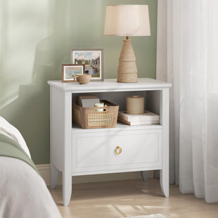 RED BARREL STUDIO® Keria 23.6" W-23.6"H Nightstand