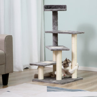 ARCHIE & OSCAR™ 40" 5-Level Revolving Stair Cat Tree Scratcher Climbing Activity Tower With Play Center And Resting Perch