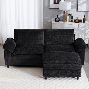 CITY HOUSE RAN HOME CO., LTD 87" Convertible Sectional Sofa,L-Shaped Deep Seat Sofa Couch For Living Room,Modern 2-Seat Loveseat Sofa With