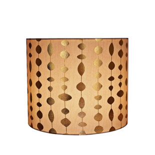 APPENIN WINTER PARK CORP Transitional Drum (Cylinder) Shaped Spider Construction Lamp Shade In Beige, 12" Wide (12" X 12" X 10")