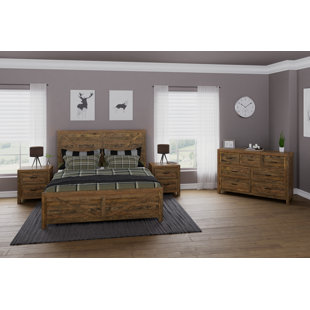 EMERALD HOME FURNISHINGS Craigsville Bed Frame With 2 Nightstands And Dresser