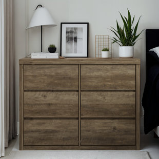 WADE LOGAN® Brannick 46.6'' W 6 - Drawer Dresser