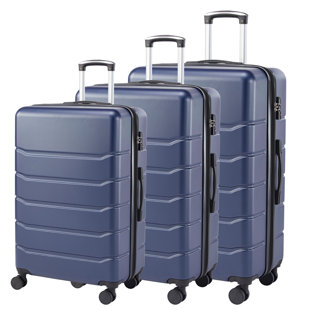 AONYAYBM Luggage Sets 3 Piece, Hard Shell Luggage Spinner Suitcase Hardside Expandable Luggage With Spinner Wheels