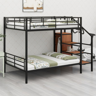 ISABELLE & MAX™ Bunk Bed With Lateral Storage Ladder And Wardrobe
