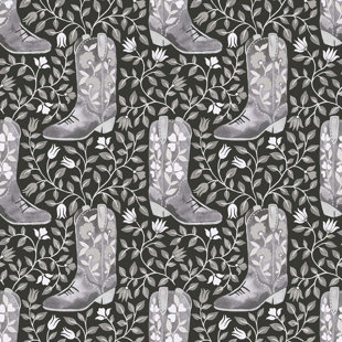 ROOM MATES Cowgirl Like Me Peel and Stick Wallpaper