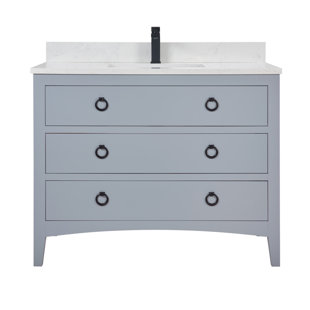 LEGION FURNITURE 42" Solid Wood Sink Vanity With 1' Top