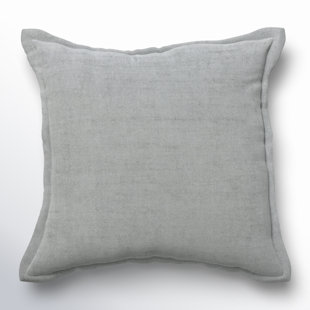JOSS & MAIN Meret Linen Throw Square Pillow Cover & Insert