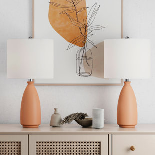 MISTANA™ Arcola Ceramic Table Lamp (Set of 2)