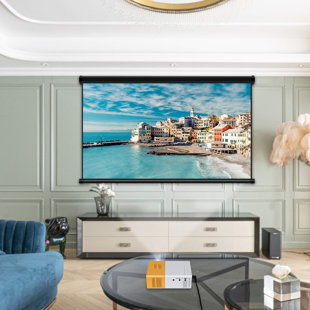 ALL AMERICAN FURNITURE & MATTRESS, INC Mini Projector,Portable Movie Projector,Smart Home Projector,Neat Projector For Ios,Android,Windows,PS5,Laptop,TV-Stick,Compatible With HDMI,USB,Audio,TF Card,AV And Remote Control