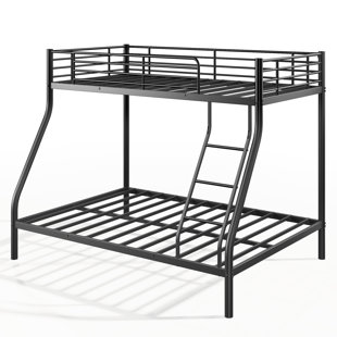 SUMIJ Metal Bunk Bed, Twin Over Full Size for Teens and Adults,Space-Saving/Noise Reduced/No Box Spring Needed