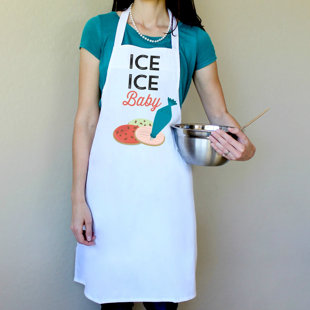 LOVE YOU A LATTE SHOP Cotton Bib Apron