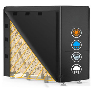 FREEPORT PARK® Kallas 4 Feet 600D Firewood Rack Cover