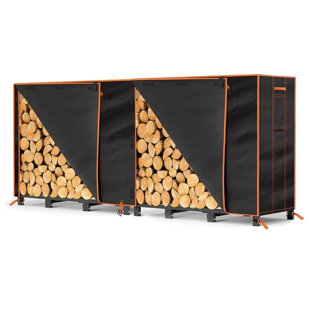 FREEPORT PARK® Kaneshiro 8ft Heavy-duty Waterproof Firewood Rack Cover
