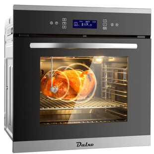 Dalxo 2.6 Cubic Feet Wall Oven with Soft Close Door