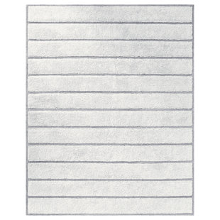 ABACASA Indie Alana Ivory And Natural Wool High - Low Area Rug