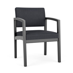 LESRO Lenox Wood Waiting Reception Guest Chair Wood Frame