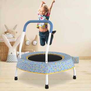 J&S HOME 27.5" Toddler Trampoline For Kids