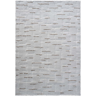 ABACASA Nube Prato Ivory And Copper Recycled Polyester Area Rug