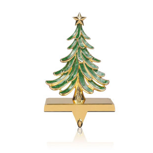 ZAALBA Single Christmas Tree Stocking Holder for Mantel