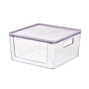 Rosanna Pansino x iDesign Recycled Plastic Open Front Kitchen Storage Bin with Lid