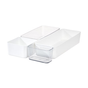 Rosanna Pansino x iDesign Recycled Plastic Drawer Organizers, Set of 4 (Set of 4)