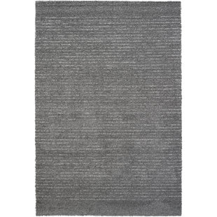 ABACASA Granada Liora Charcoal, Gray, Ivory And White Polypropylene Area Rug
