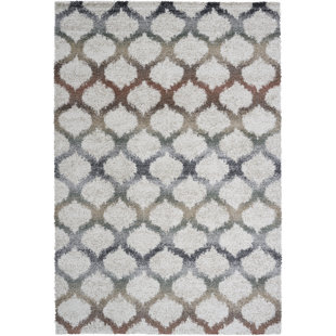 ABACASA Granada Rayann Ivory, Rust, Beige, Gold, Green, Gray And Charcoal Polypropylene Area Rug
